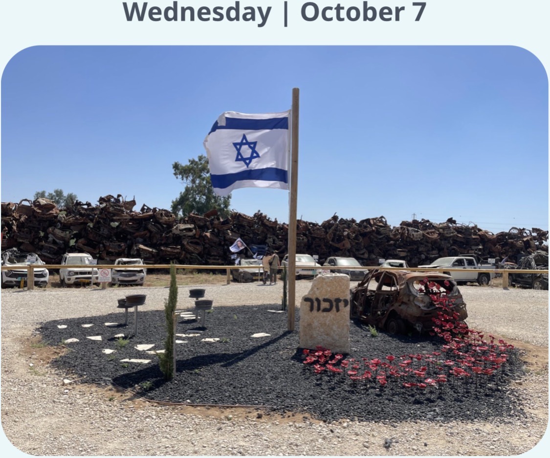 10/7 Remembrance Trip